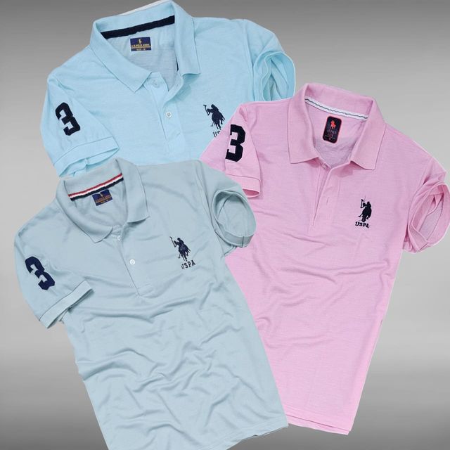 Men's Classic Polo Neck T-Shirt (pack of 3)